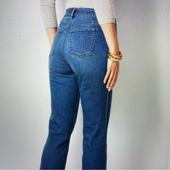 Talbots Denim - Talbot's Blue Denim Barely Boot Jeans 10